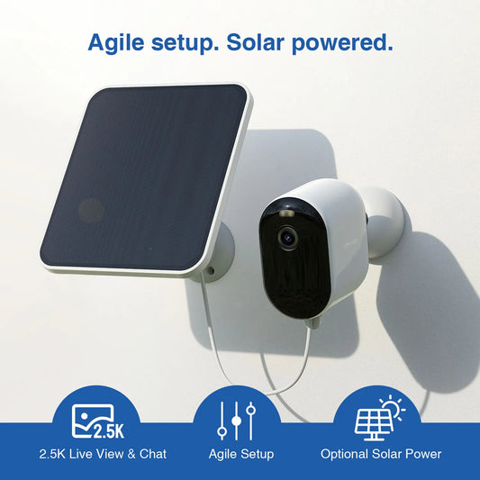 IMILAB Solar WiFi Camera – 2.5K Outdoor Smart Security, 5200mAh