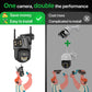 6K 9MP Outdoor WiFi Camera – Triple Lens, Dual Screen, PTZ Auto Tracking