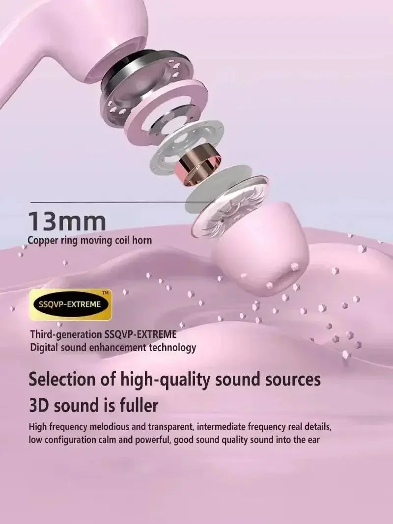 Air31 TWS Transparent Earbuds – Wireless Crystal Earphones