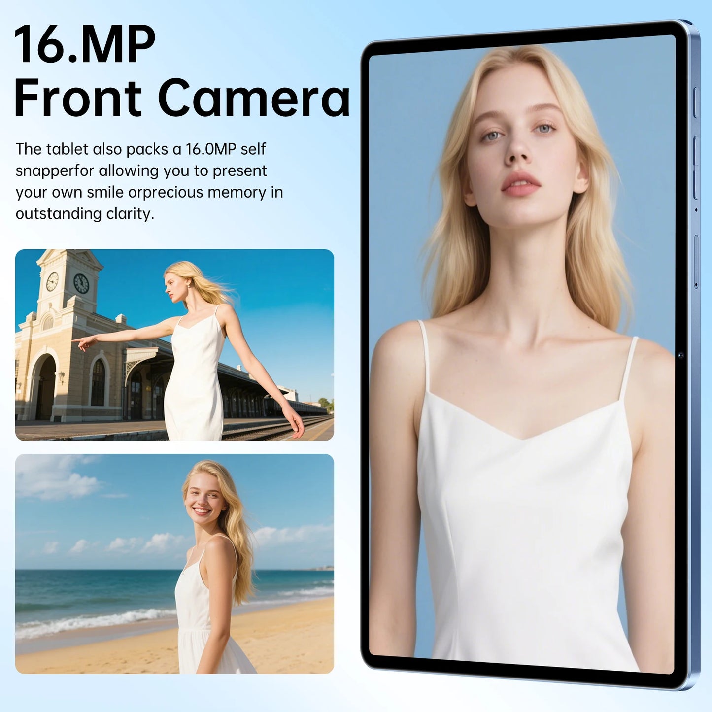 Pro 13 Tablet – 10.1'', 16GB+1TB, 5G WiFi, Fingerprint Unlock, 10000mAh