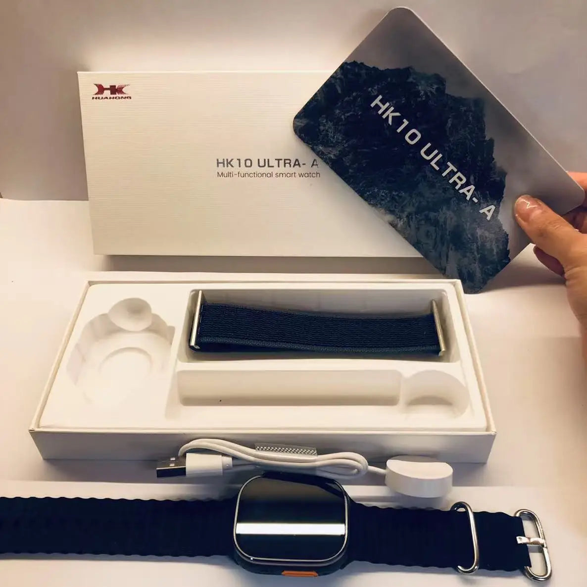 HK10 Ultra-A Smartwatch – Multi-Language, 3D Menu, Daily Wear