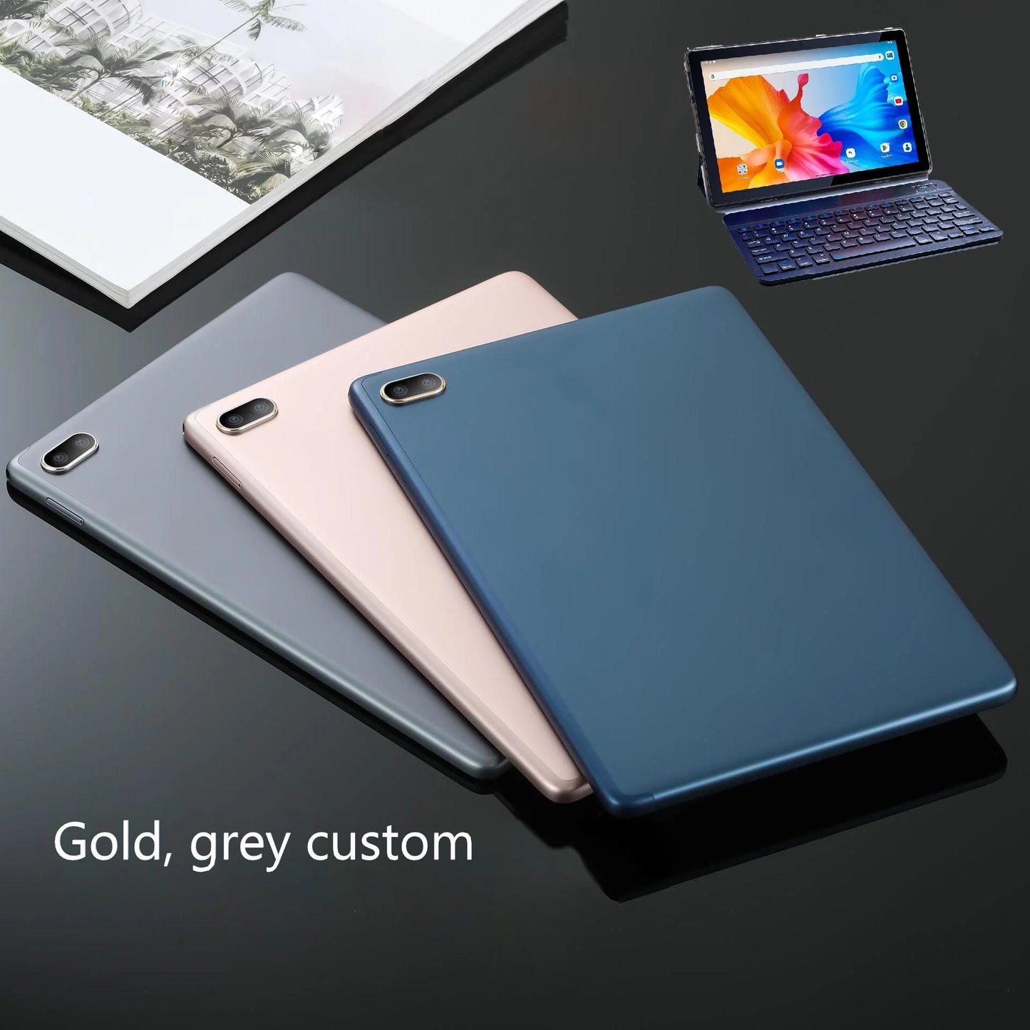Android 13 Tablet – 8GB+512GB, Includes Keyboard & Mouse Case