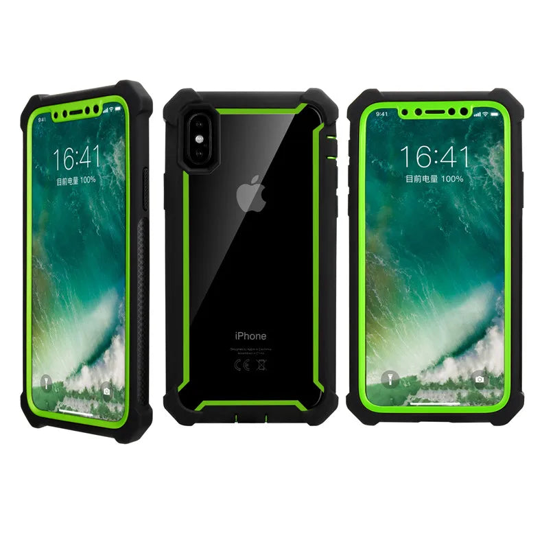 Shockproof Transparent TPU Phone Case – iPhone 6–12 Pro/Max