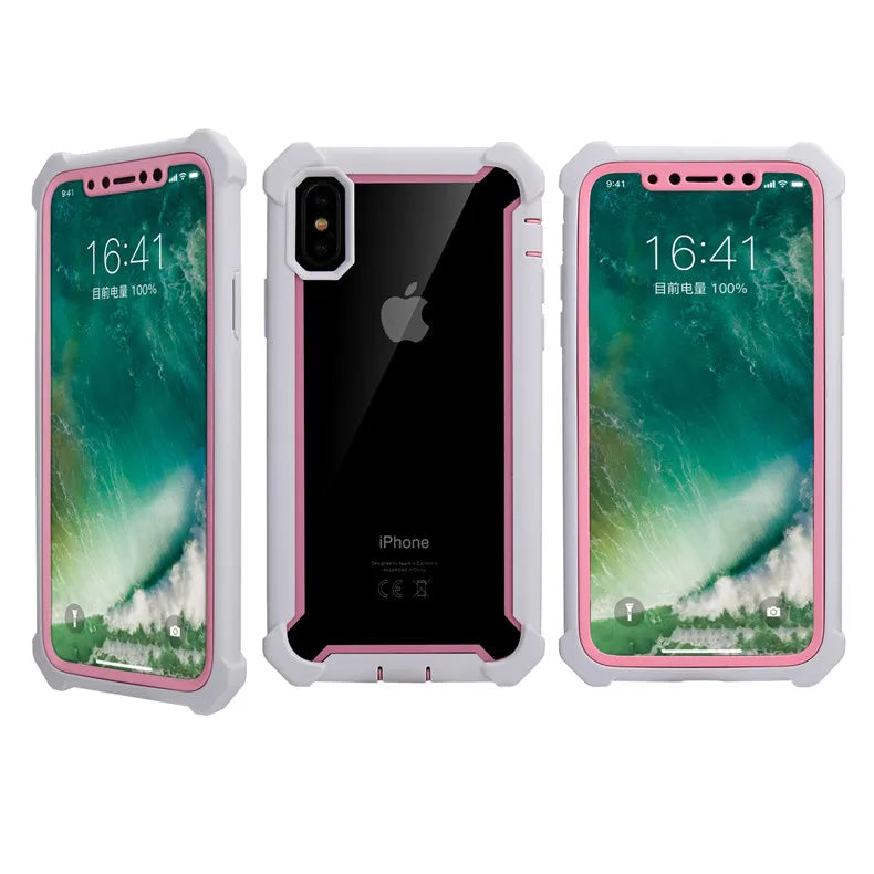 Shockproof Transparent TPU Phone Case – iPhone 6–12 Pro/Max