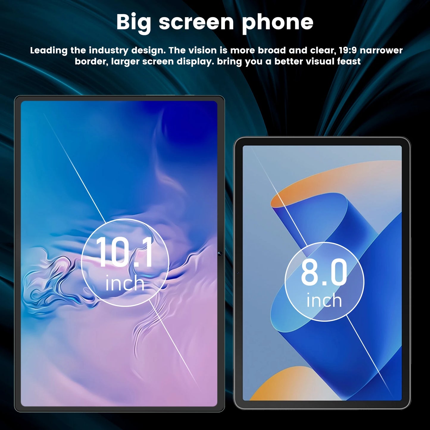 Deluxe 10.1'' Android Tablet – 4G/5G, 16GB+512GB, Educational & Portable