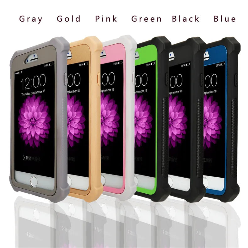 Shockproof Transparent TPU Phone Case – iPhone 6–12 Pro/Max