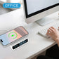 15W Fast Magnetic Wireless Charger – Dual PD, LED Clock & Alarm