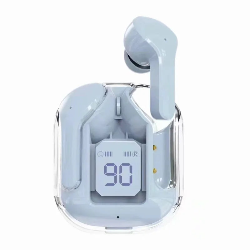 Air31 TWS Transparent Earbuds – Wireless Crystal Earphones