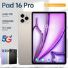 Update Pad 16 Pro Tablet – 32MP Cameras, 10-Core Android, 16GB+1TB