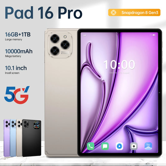 Update Pad 16 Pro Tablet – 32MP Cameras, 10-Core Android, 16GB+1TB