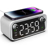 Multifunctional Wireless Fast Charging Desk Lamp – Bluetooth & Clock