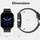 Y13 Smartwatch – Sports, Fitness Tracker, Gold Square, Double Straps