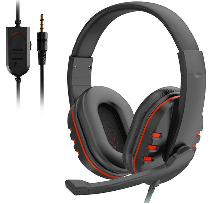 3.5mm Wired Gaming Headset – Music & Chat with Mic for PS4/PC