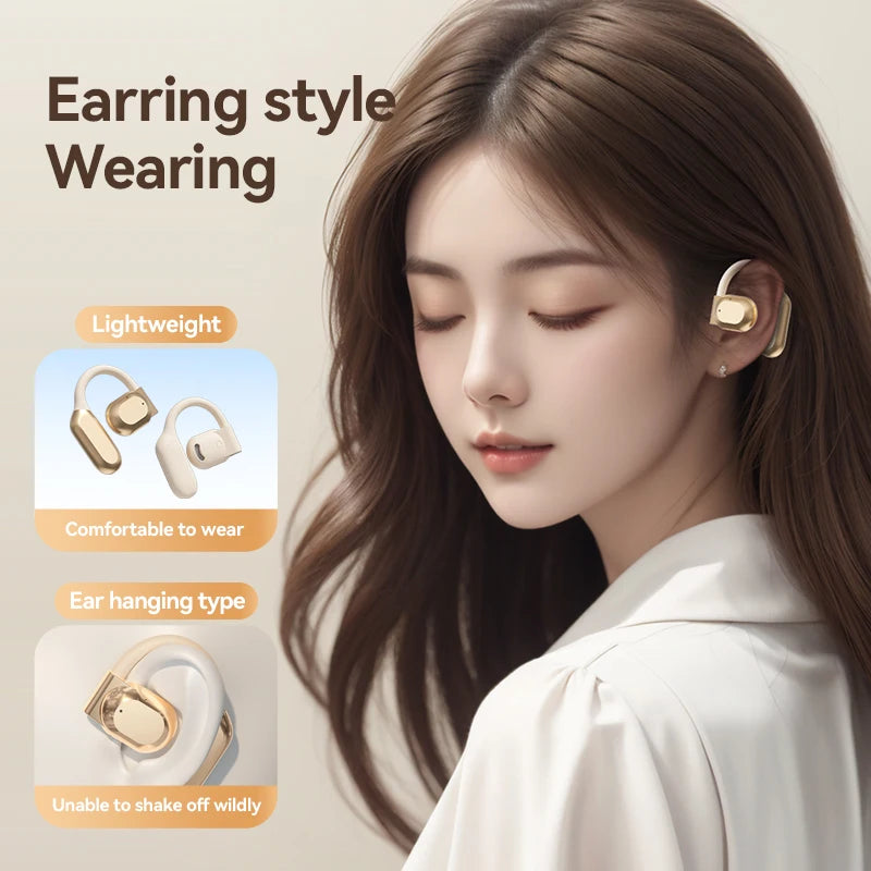 M62 Open-Ear Wireless Earbuds – Hi-Res Audio, Noise-Cancelling, Sports