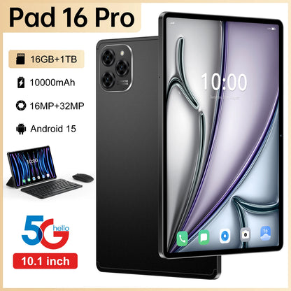 Update Pad 16 Pro Tablet – 32MP Cameras, 10-Core Android, 16GB+1TB