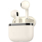 Professional TWS Wireless Earbuds – Noise-Canceling, LED, Leather