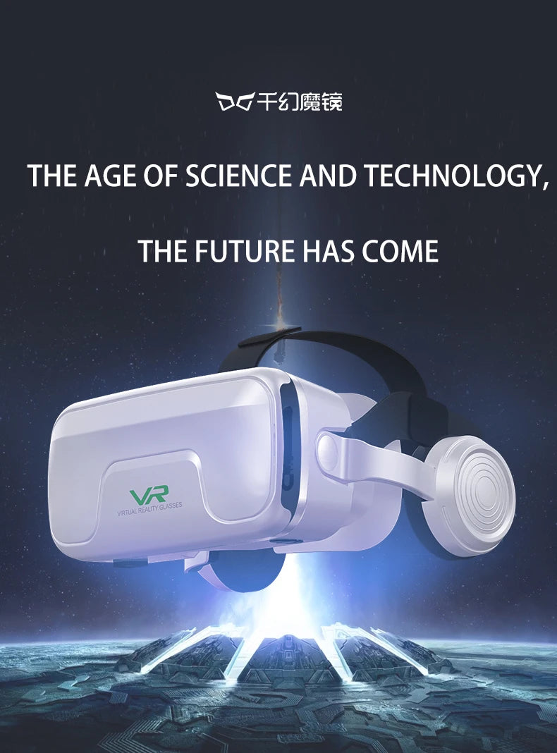 VR Shinecon 10.0 3D VR Helmet – Smartphone Virtual Reality Headset
