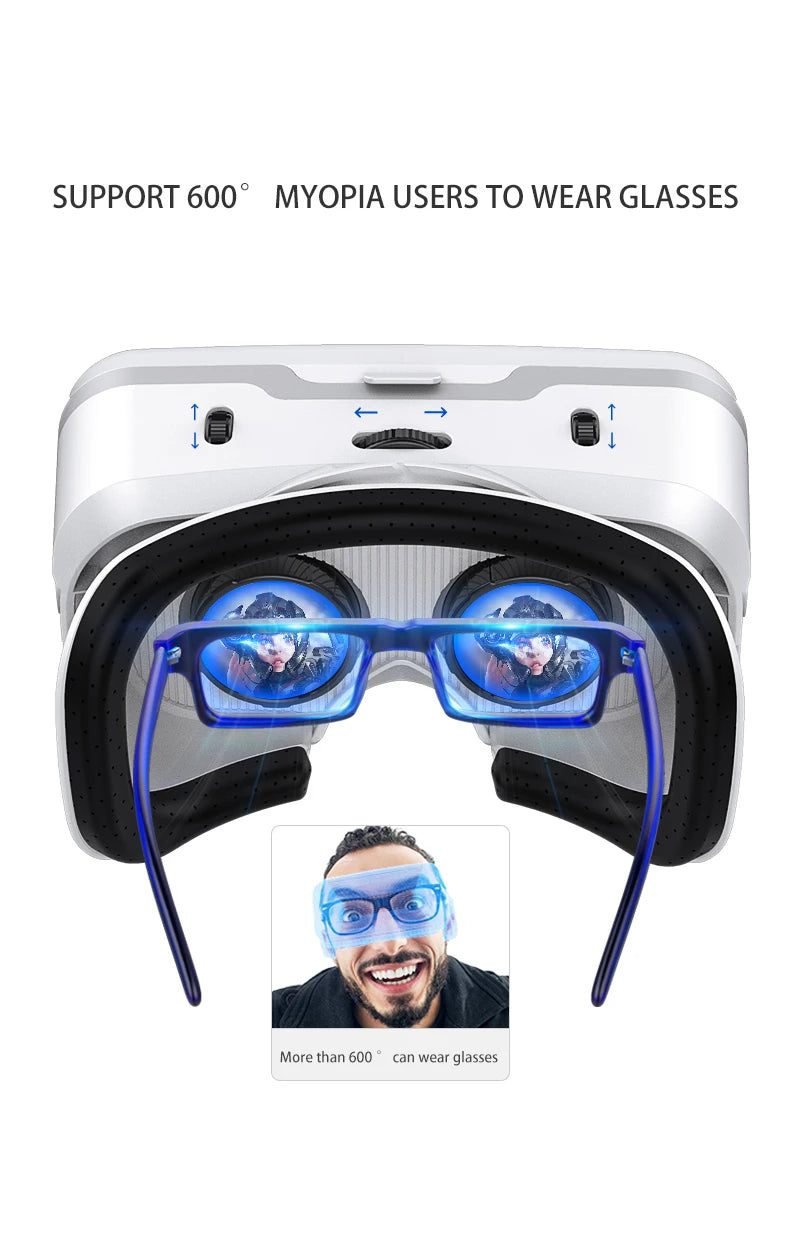 VR Shinecon 10.0 3D VR Helmet – Smartphone Virtual Reality Headset