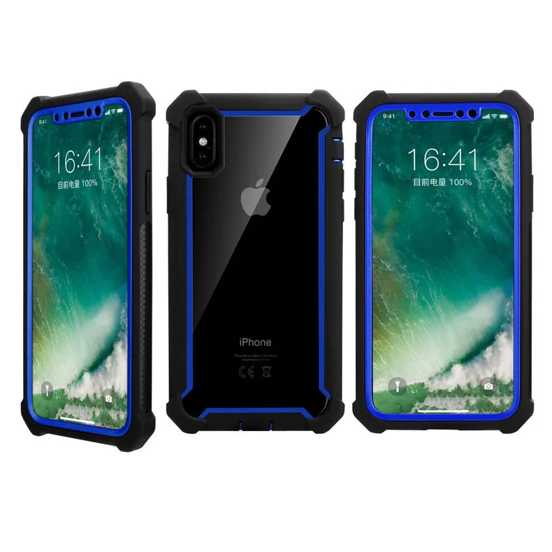 Shockproof Transparent TPU Phone Case – iPhone 6–12 Pro/Max