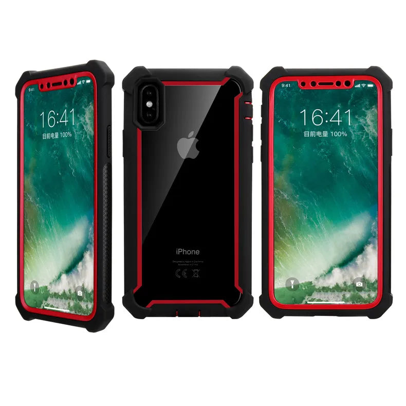 Shockproof Transparent TPU Phone Case – iPhone 6–12 Pro/Max