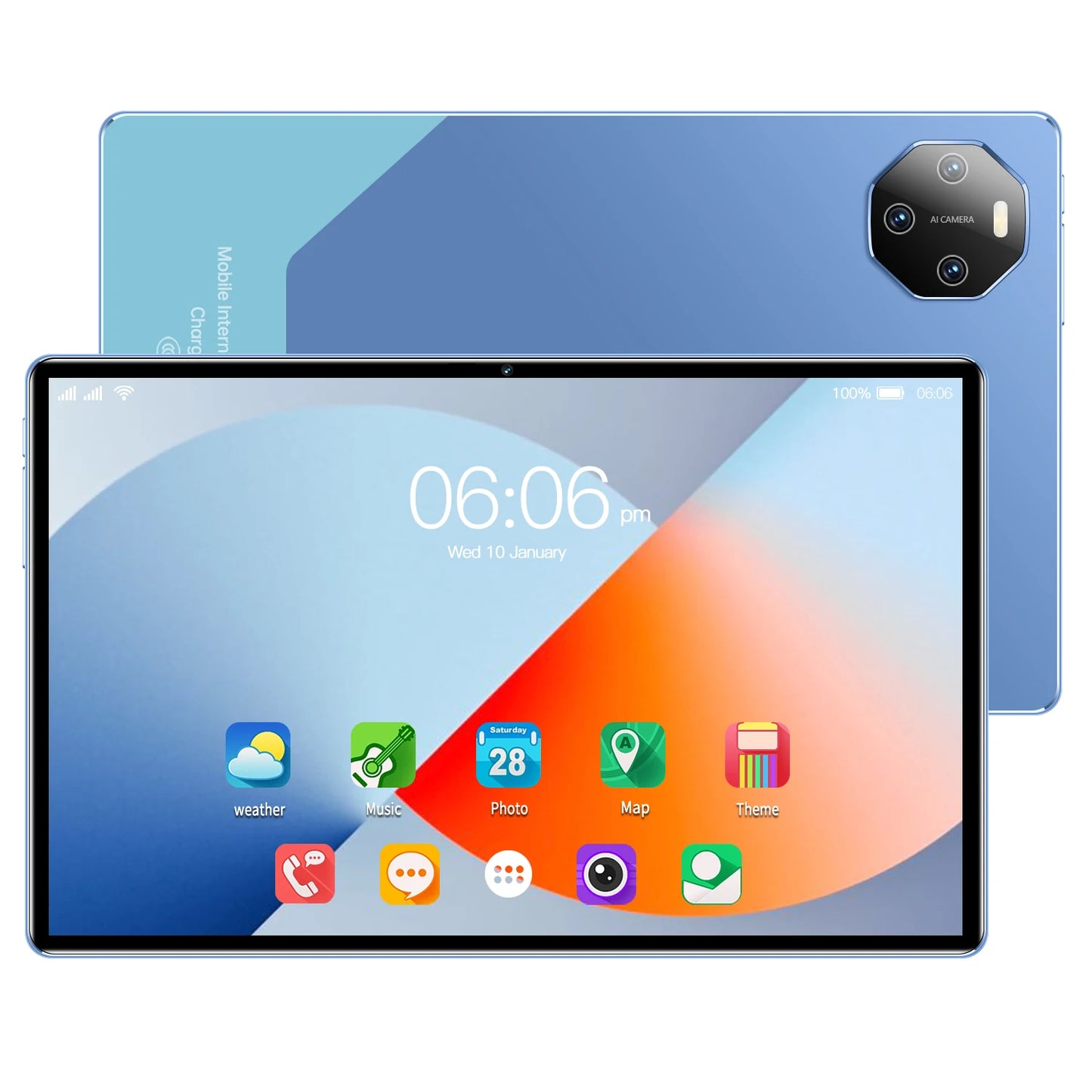10.1'' Student Gaming Tablet – WiFi, Mini Laptop for Kids & Students