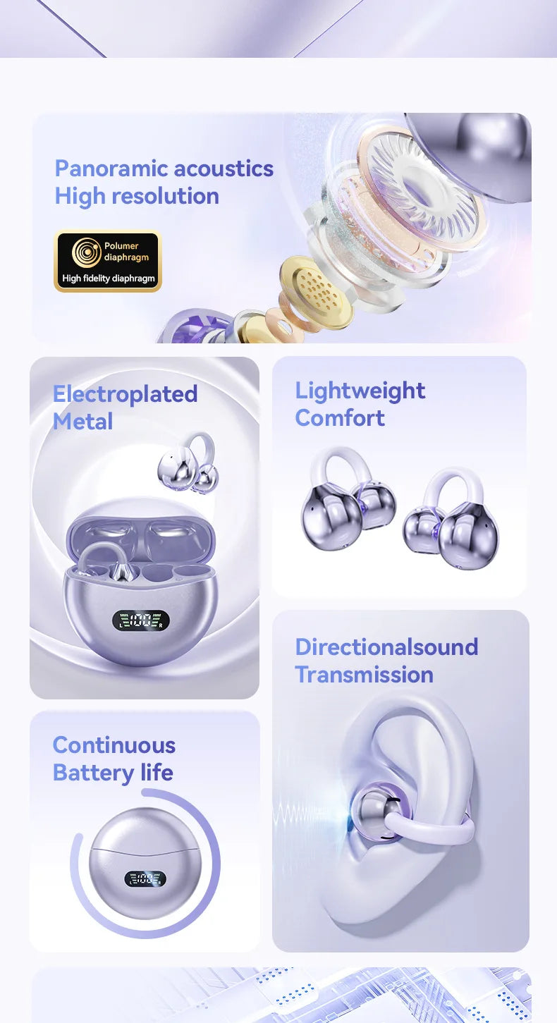 M79 Hi-Fi TWS Wireless Earphones – LED Battery, Waterproof, Sports
