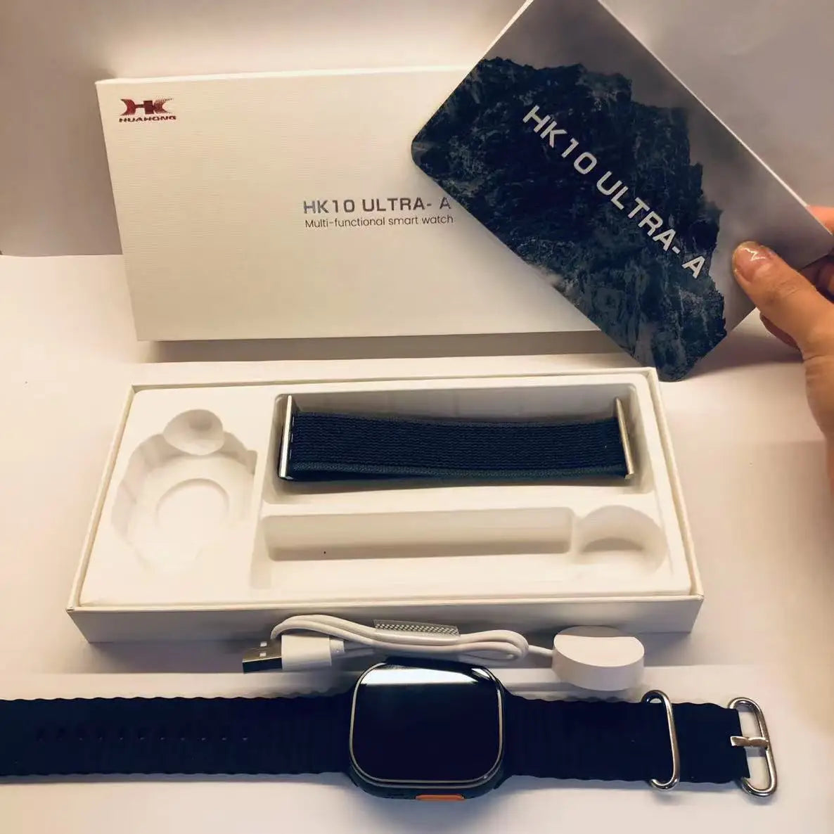 HK10 Ultra-A Smartwatch – Multi-Language, 3D Menu, Daily Wear
