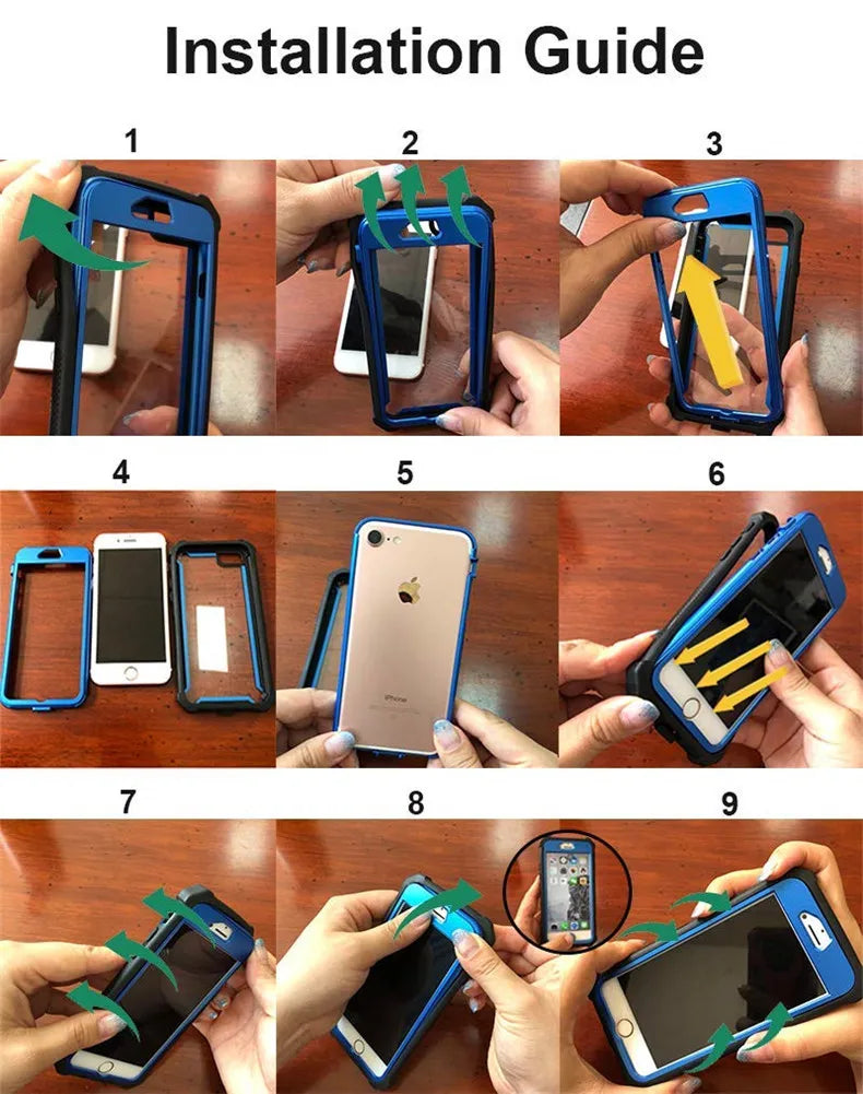 Shockproof Transparent TPU Phone Case – iPhone 6–12 Pro/Max
