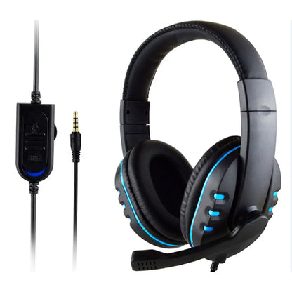 3.5mm Wired Gaming Headset – Music & Chat with Mic for PS4/PC