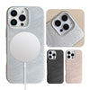Luxury PU Silk Leather Case – Magnetic Cover for iPhone 13–16 Pro/Max