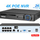 8MP 4K PTZ POE Camera – AI Face Detection, Audio, Night Vision
