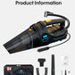 Car Tire Inflator & Vacuum Cleaner – Dual-Use 12V Portable Air Pump