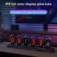 RGB Nixie Tube Clock – LED Glow, IPS Screen, DIY Desktop Decor