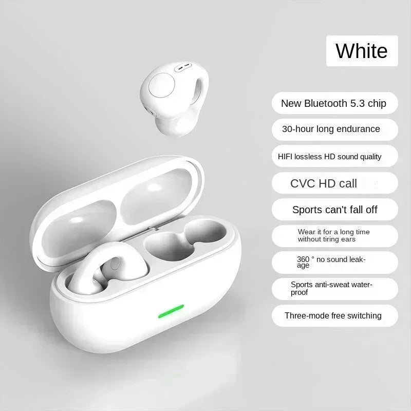 T75 Bone Conduction Bluetooth 5.3 Headphones – Sports, HiFi, Waterproof