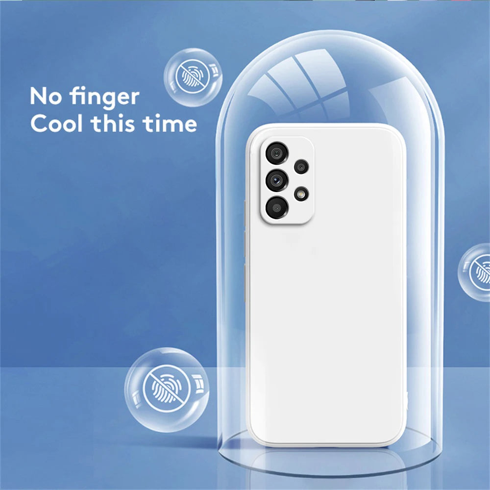 Original Silicone Case – Samsung A13–A73 Series, Camera Protection