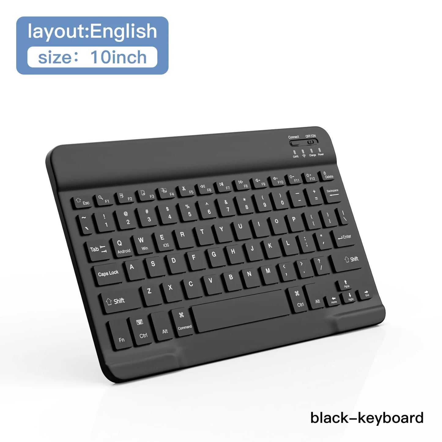 RGB Backlit Bluetooth Keyboard & Mouse – 10-Inch Wireless for Tablet/Laptop