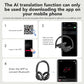 HTC HP06 Bluetooth 6.0 Wireless Open-Ear Headphones – Foldable & Lightweight