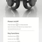 HTC HP06 Bluetooth 6.0 Wireless Open-Ear Headphones – Foldable & Lightweight