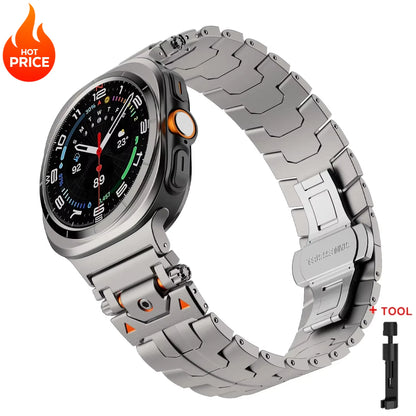 Stainless Steel Strap for Samsung Galaxy Watch 7 Ultra – Luxury Metal Band
