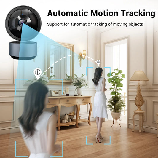 Tuya 5MP WiFi Camera – HD Night Vision, Auto Tracking & 2-Way Audio