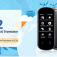 Z2 Instant AI Voice Translator – 3.1'' Touchscreen, Real-Time with Recording