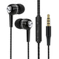 3.5mm Wired In-Ear Headphones – Bass, HiFi Stereo, Mic, Inline Control