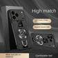 Matte Fiber iPhone Case – MagSafe & Magnetic Stand (iPhone 14–17 Pro Max/Air)