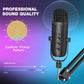 Haomuren USB Streaming Microphone Kit – Cardioid Condenser with Boom Arm