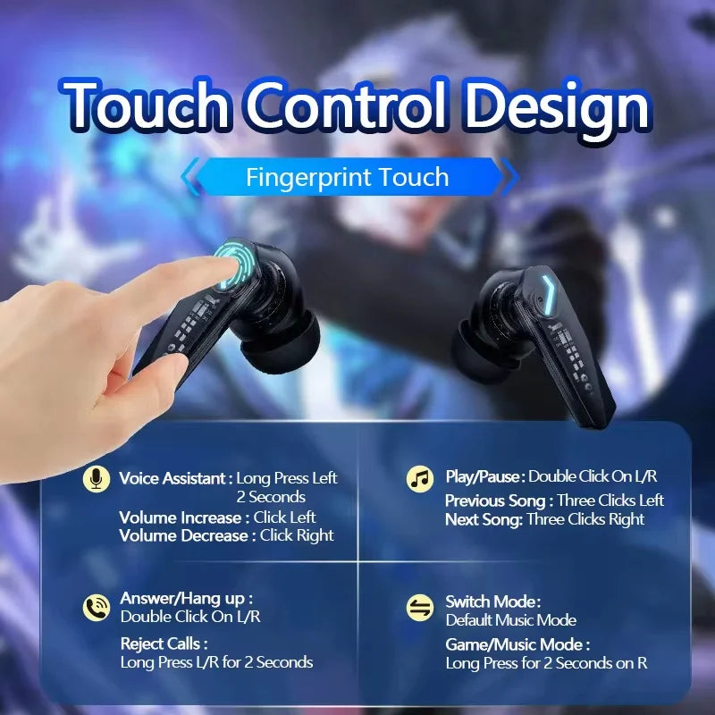Lenovo GM2 Pro Earphones – Bluetooth 5.3, Dual Mode Gaming & Music