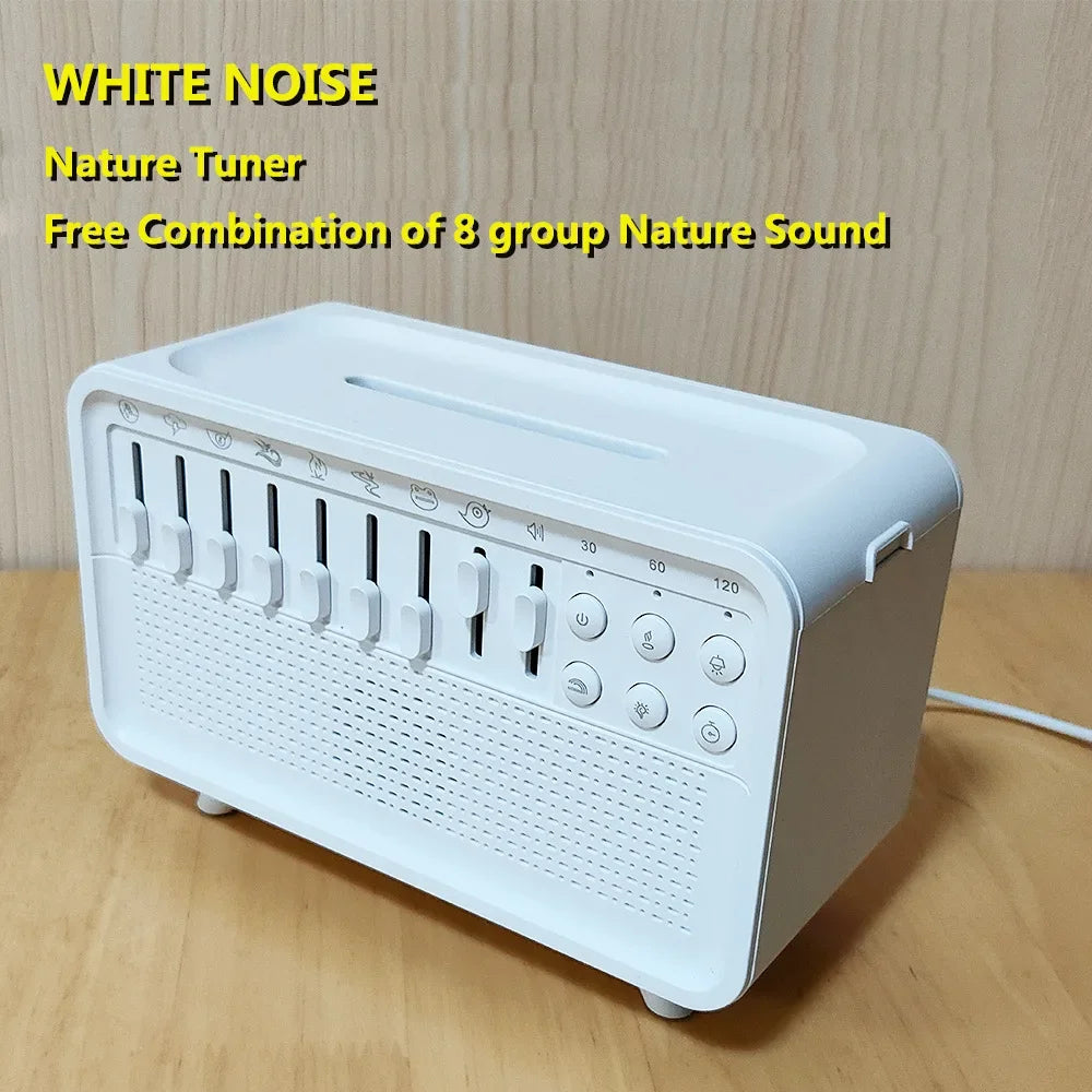 4-in-1 HIFI Bluetooth Speaker – White Noise, Night Light, Humidifier & Sleep Aid