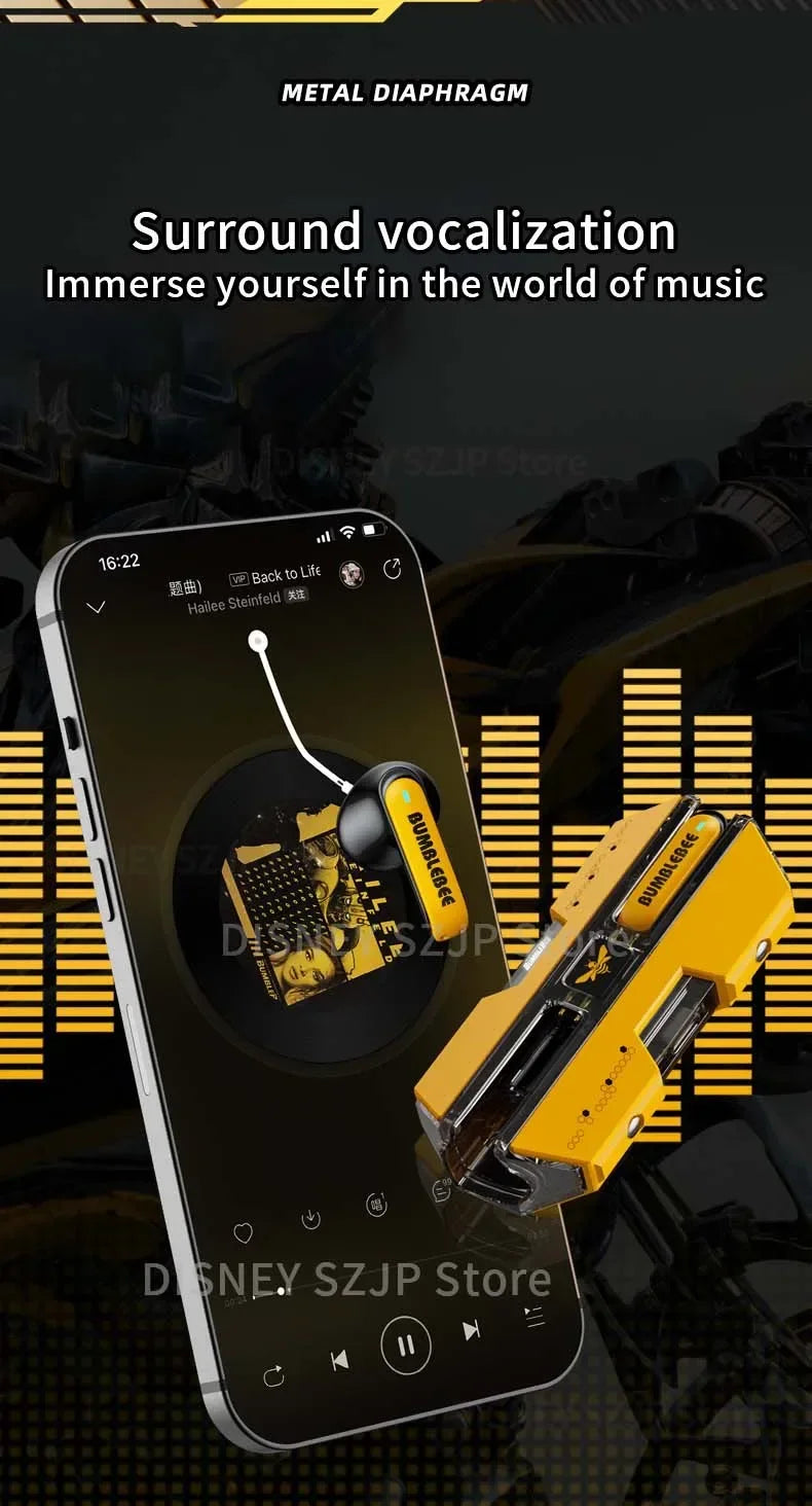 Transformers TF-T01 Bluetooth Earphones – HIFI Sound, Gaming & Low Latency