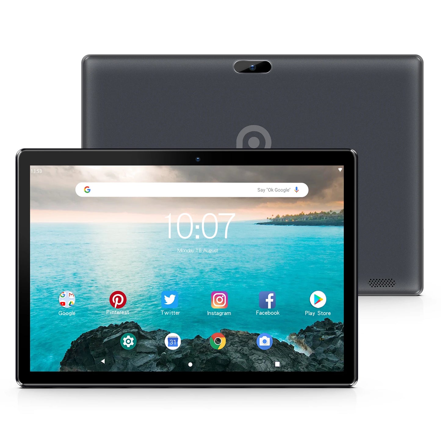 PRITOM 10'' Android Tablet – SIM Slot, 64GB, WiFi 3G Calls & GPS