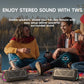MLOVE P3 Outdoor Bluetooth Speaker – 40W, IPX7 Waterproof, RGB Light