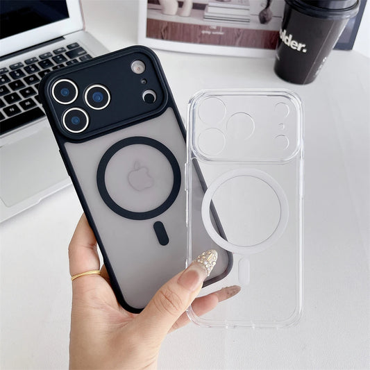 MagSafe Frosted iPhone Case – Shockproof & Armor Matte (iPhone 11–17/16E)
